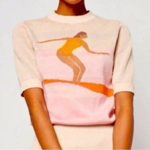 Faherty Surf Sunset Waves Sweater